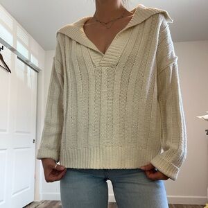 Cozy Cream Knit Sweater